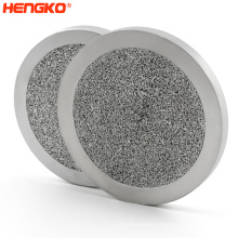 Sintered porous metal stainless steel 304/316L wire mesh powder sintering filter disc  stainless steel disc filter